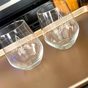 Cowboys wine glasses